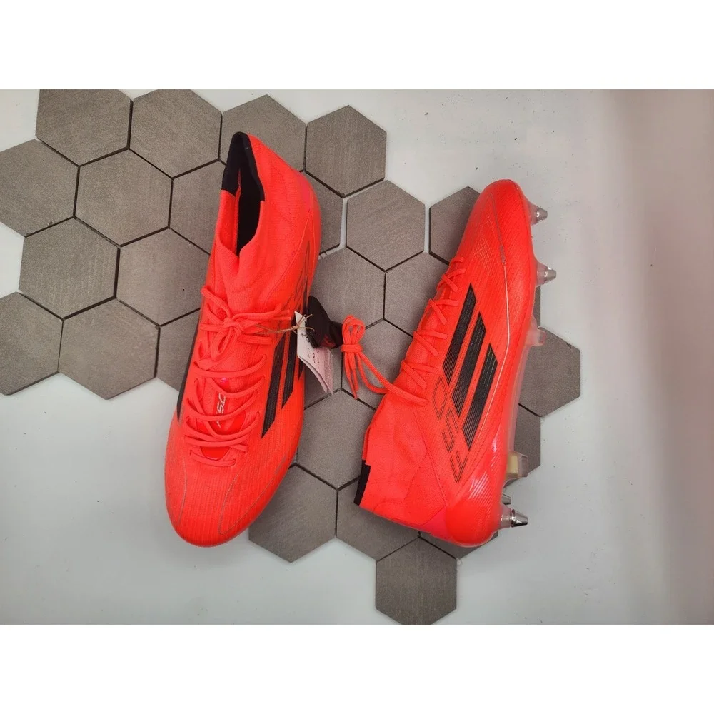 Adidas F50 Elite Mid SG Turbo Aurora Hot Pink Red Women's Sz 12.5‎ Men's Size 11